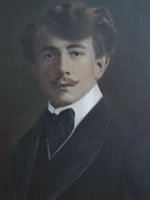 Dieses Selbstportrait zeigt den Firmengründer Karl Günther etwa um 1925.